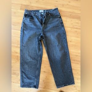 Everlane “the way-high jean” washed black 34